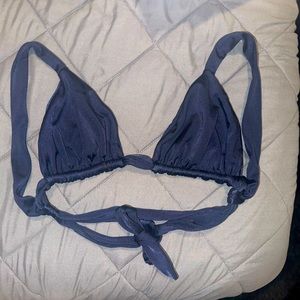 Maheli Heli navy shimmer bikini top